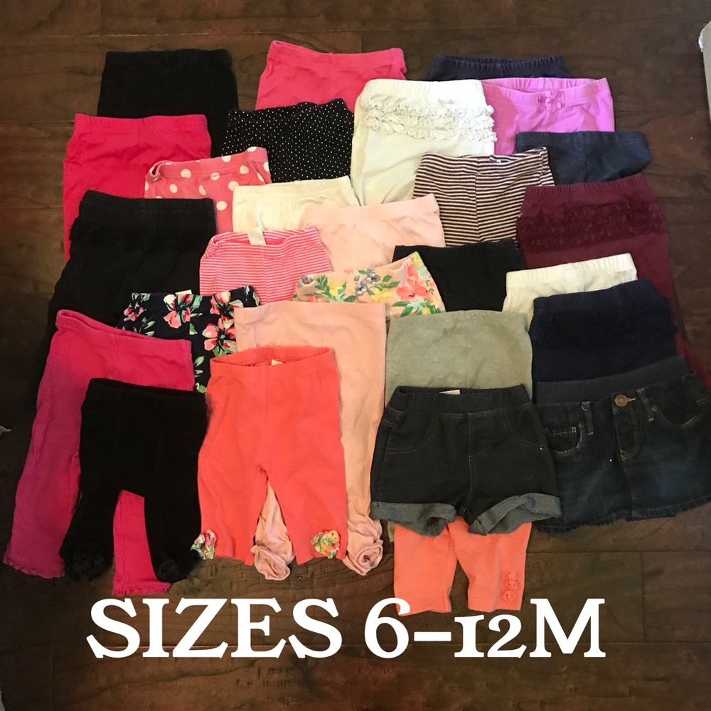 Baby pants and shorts lot 6-12m